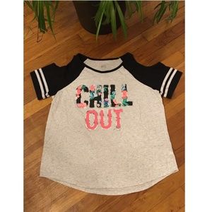 Justice Active Girls CHILL OUT T-Shirt